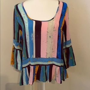 Plenty by Tracy Reece Top with bell sleeves